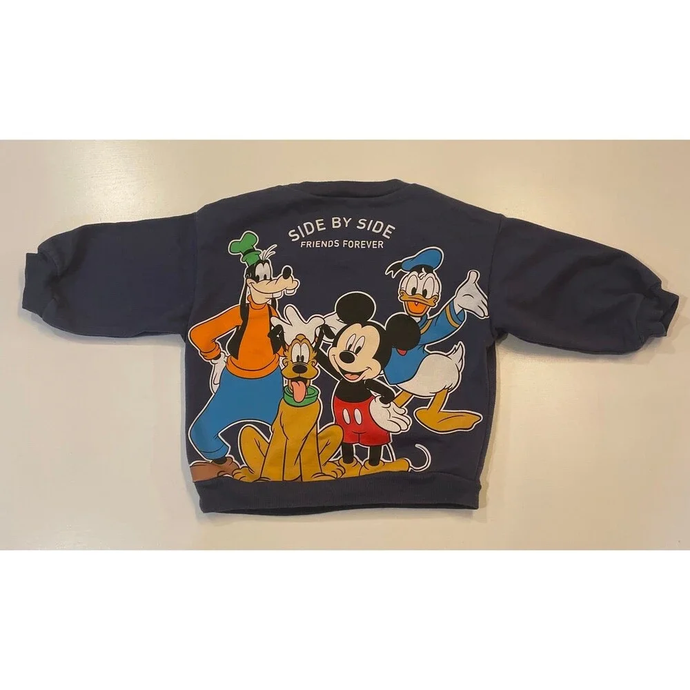 Mickey Mouse Friends Forever Sweatshirt 18M Navy Blue Disney